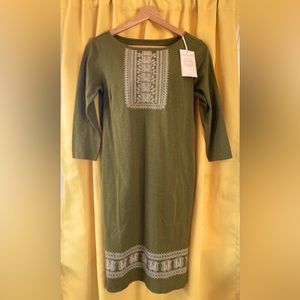 Garnet Hill: organic cotton, relaxed dress.  Brand new, tag on, never been worn.